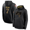 Fenge TB.Buccaneers #7 Bucky Irving Player Black Salute to Service Hoodies Stitched Jerseys