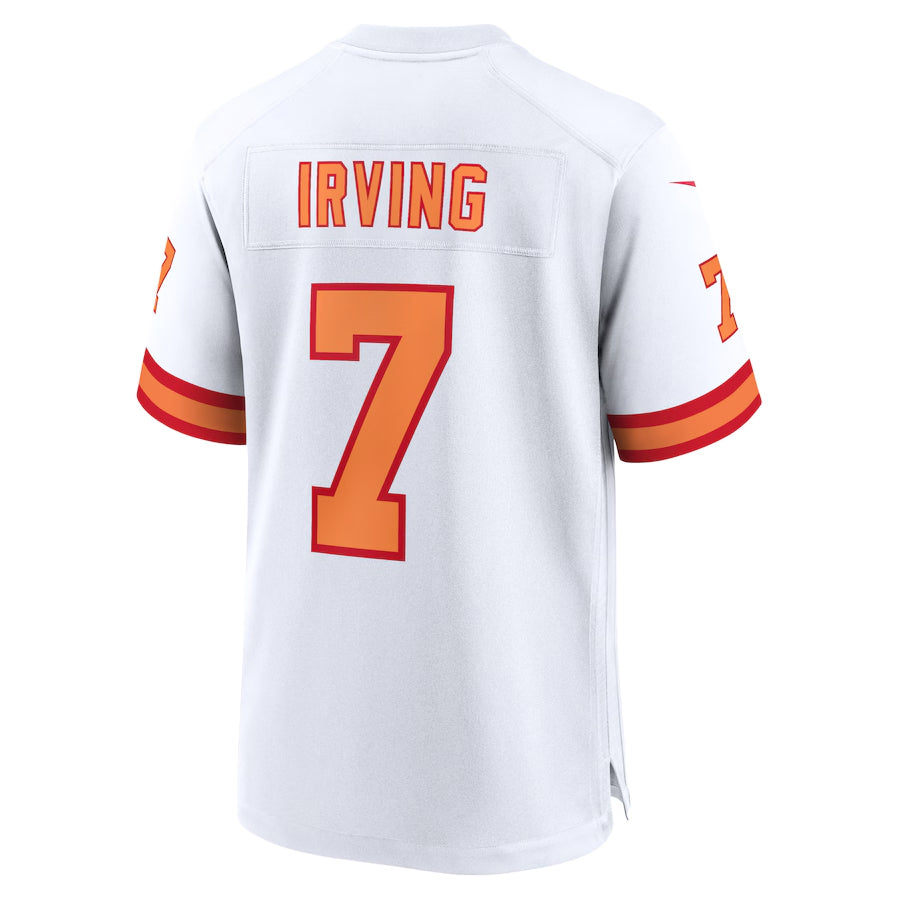 Fenge TB.Buccaneers #7 Bucky Irving Player White Home Game Stitched Jerseys
