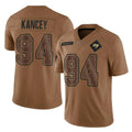 Fenge TB.Buccaneers #94 Calijah Kancey Player Brown Limited Salute To Service Home Game Stitched Jerseys