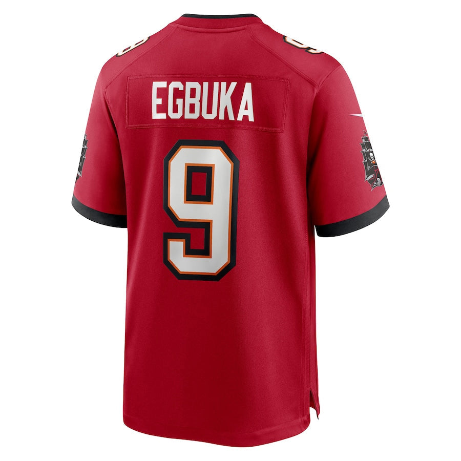 Fenge TB.Buccaneers #9 Emeka Egbuka Player Red Home Game Stitched Jerseys