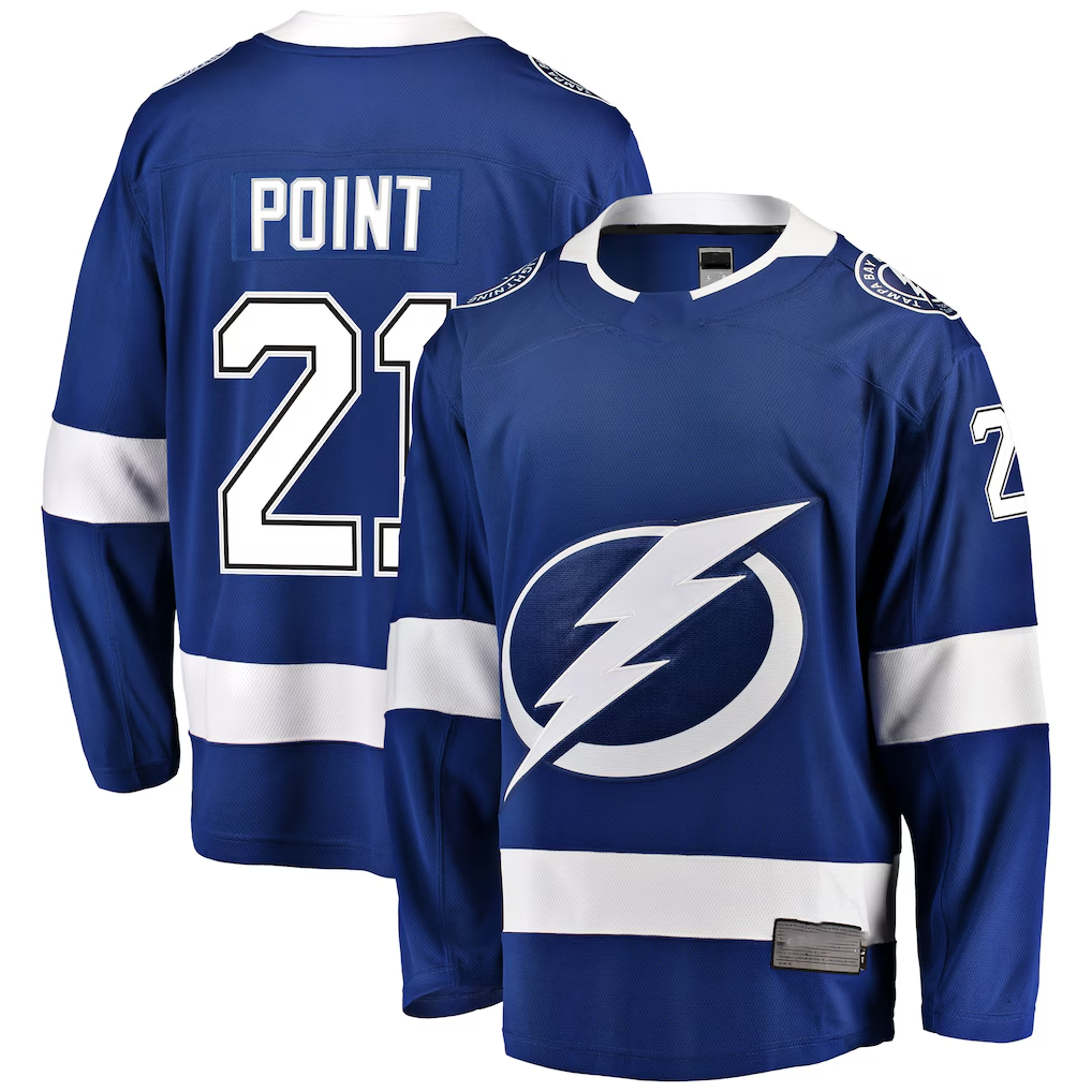 Fenge TB.Lightning #21 Brayden Point Blue Breakaway Jerseys