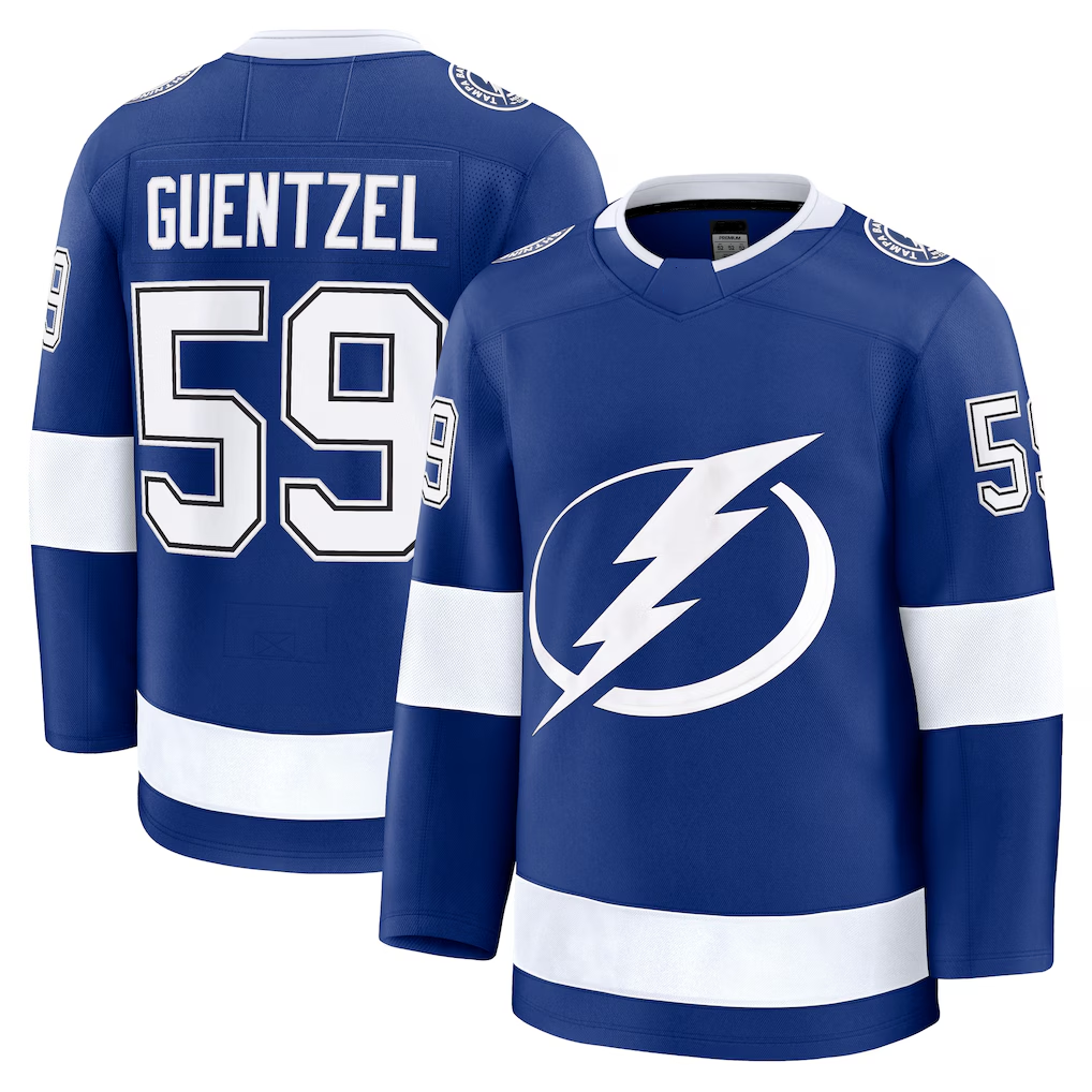 Fenge TB.Lightning #59 Jake Guentzel Blue Home Premium Jerseys