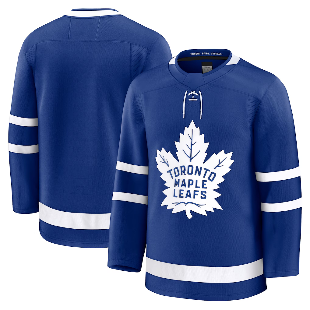 Fenge T.Maple Leafs Blue Home Premium Jerseys