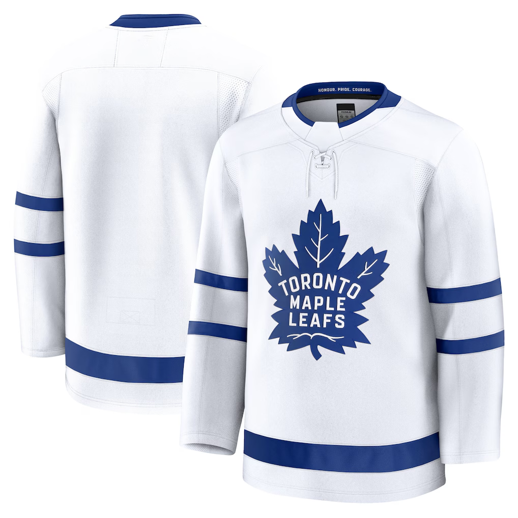 Fenge T.Maple Leafs White Away Premium Jerseys