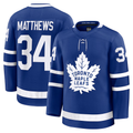 Fenge T.Maple Leafs #34 Auston Matthews Blue Home Premium Jerseys
