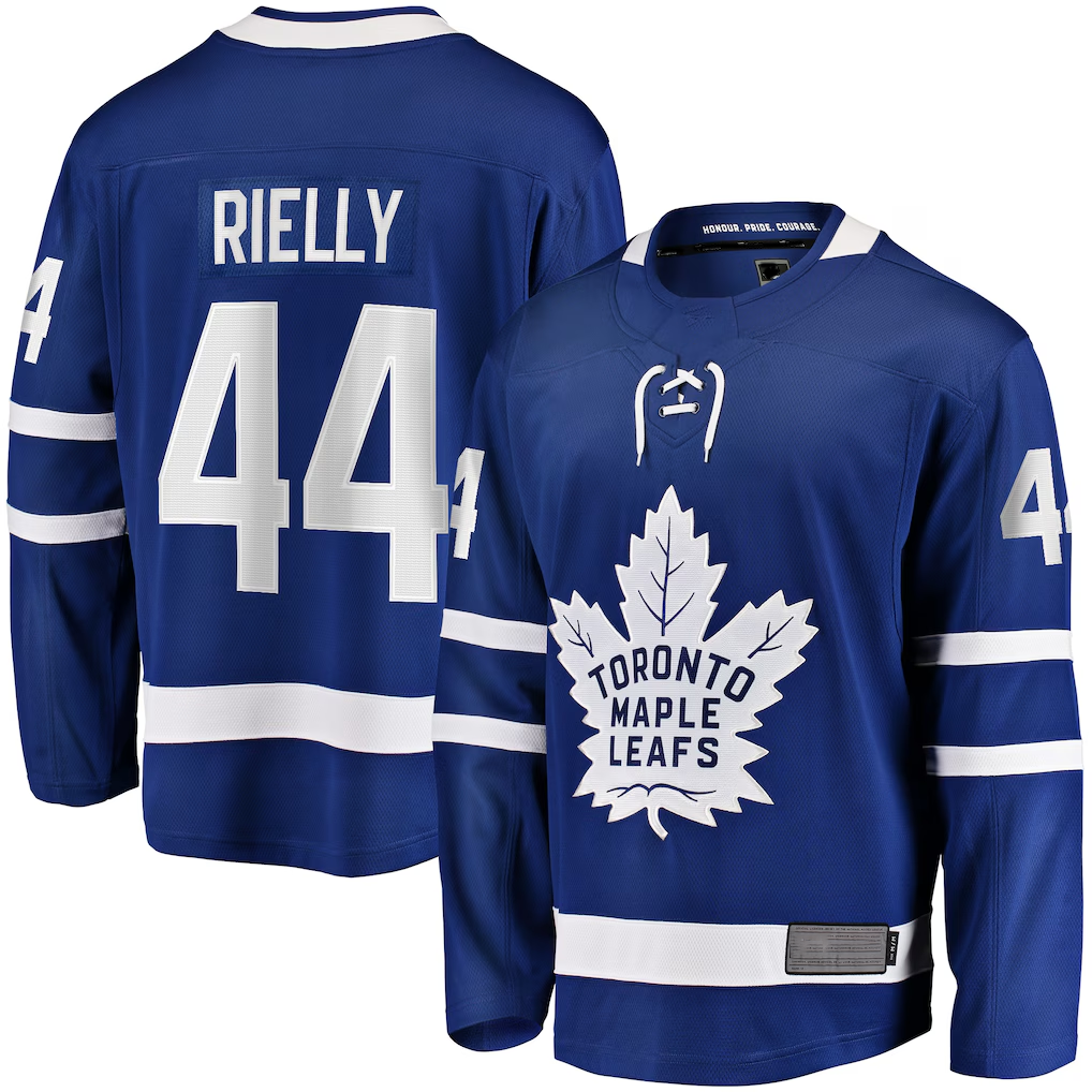 Fenge T.Maple Leafs #44 Morgan Rielly Blue Home Breakaway Player Jerseys