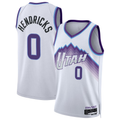 Fenge U.Jazz #0 Taylor Hendricks White Swingman Jerseys - Association Edition
