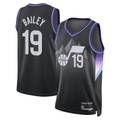 Fenge U.Jazz #19 Ace Bailey Black Swingman Player Jerseys - Statement Edition