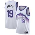 Fenge U.Jazz #19 Ace Bailey White Swingman Jerseys- Association Edition