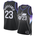 Fenge U.Jazz #23 Lauri Markkanen Black 2024-2025 Swingman Jerseys - Statement Edition