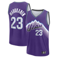 Fenge U.Jazz #23 Lauri Markkanen Fanatics Purple Fast Break Replica Jerseys - Icon Edition