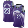Fenge U.Jazz #23 Lauri Markkanen Purple Swingman Jerseys - Icon Edition