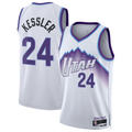Fenge U.Jazz #24 Walker Kessler White Swingman Jerseys - Association Editio