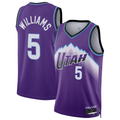 Fenge U.Jazz #5 Cody Williams Purple Swingman Jerseys - Icon Edition