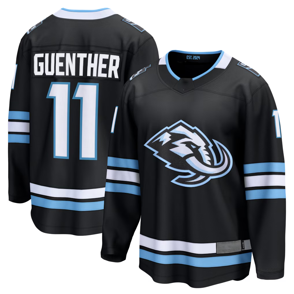Fenge U.Mammoth #11 Dylan Guenther Black Home Breakaway Player Jerseys