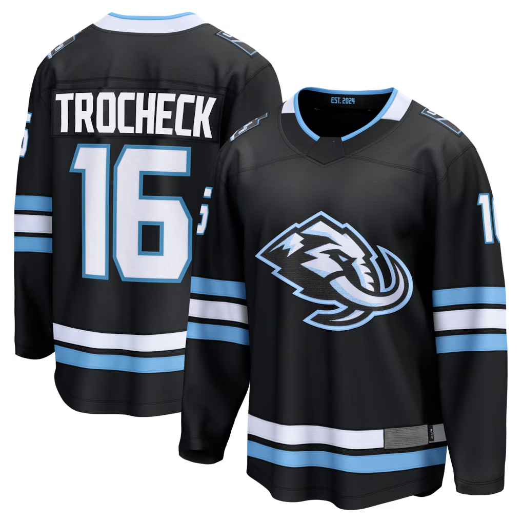 Fenge U.Mammoth #16 Vincent Trocheck Black Home Breakaway Jerseys