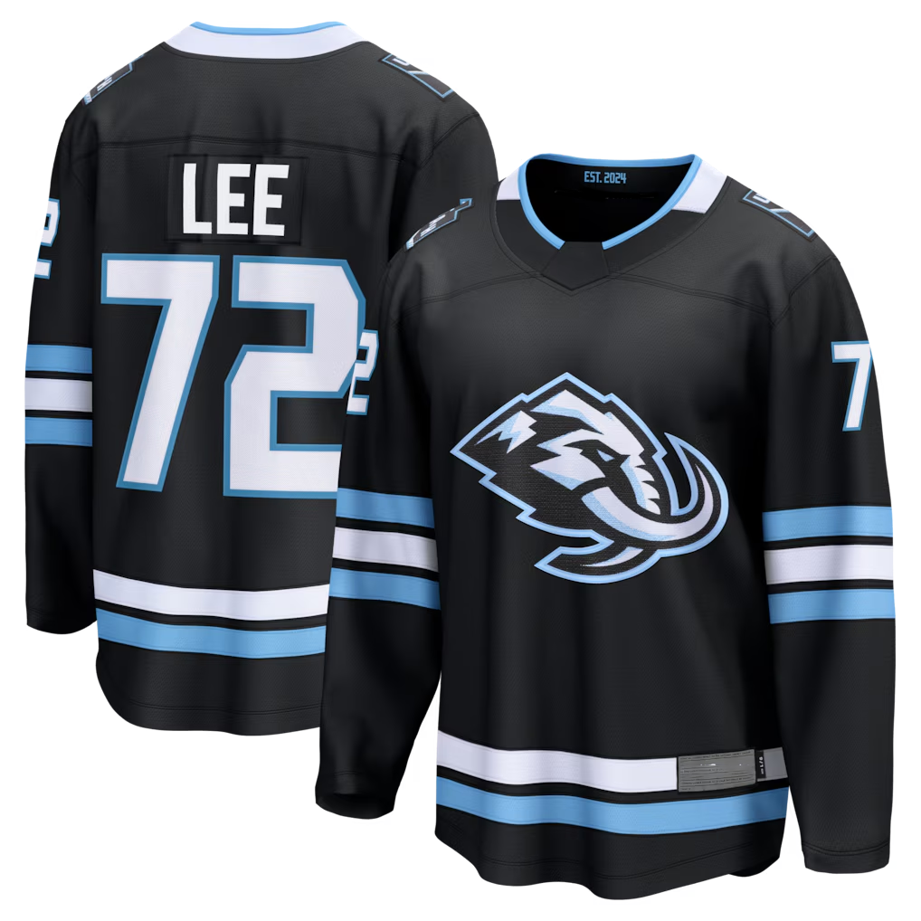 Fenge U.Mammoth #72 Anders Lee Black Home Breakaway Jerseys