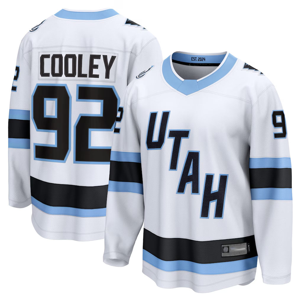 Fenge U.Mammoth #92 Logan Cooley White Away Breakaway Player Jerseys