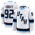 Fenge U.Mammoth #92 Logan Cooley White Away Premium Player Jerseys
