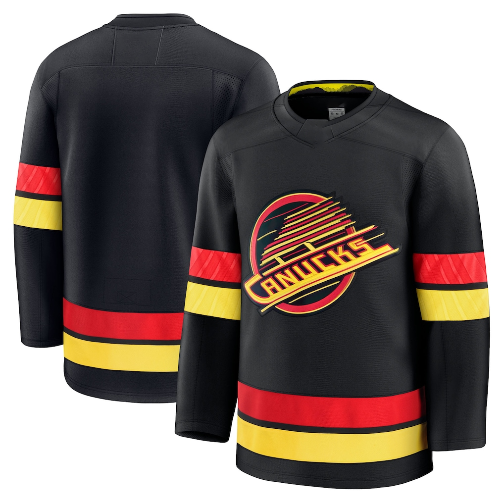 Fenge V.Canucks Black Alternate Premium Jerseys