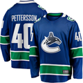 Fenge V.Canucks #40 Elias Pettersson Blue Home Breakaway Jerseys