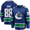 Fenge V.Canucks #88 Nils Aman Blue Home Premier Breakaway Player Jerseys