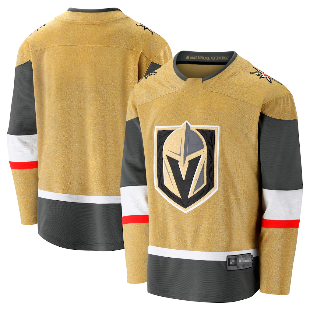Fenge V.Golden Knights Gold Home Breakaway Stitched Jerseys