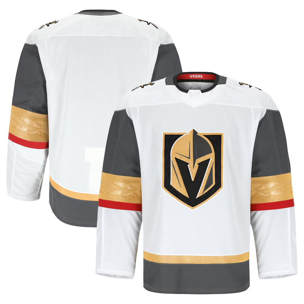 Fenge V.Golden Knights White Away Authentic Pro Jerseys