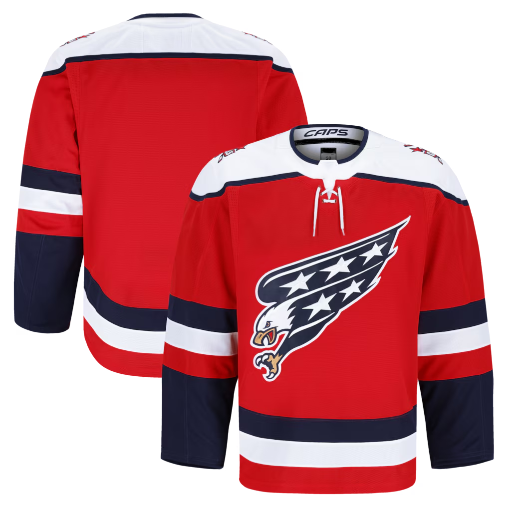 Fenge W.Capitals Red Alternate Authentic Pro Jerseys