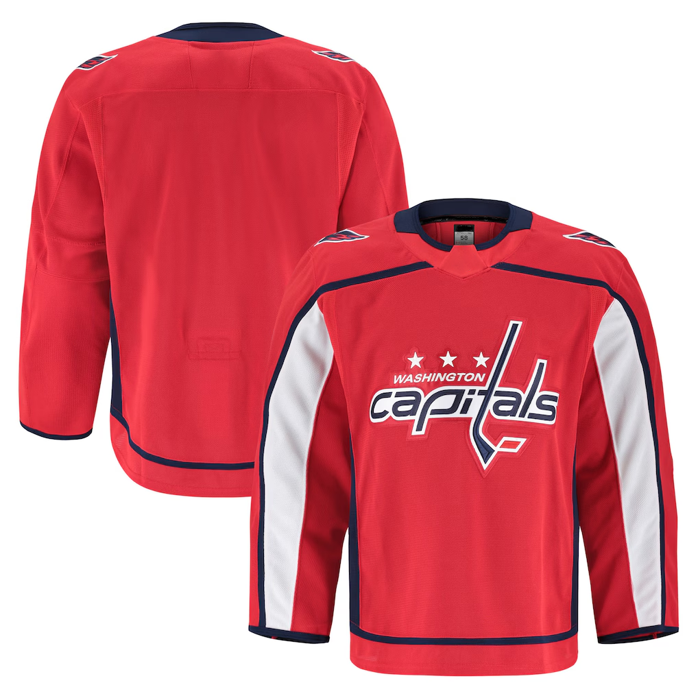 Fenge W.Capitals Red Home Authentic Pro Jerseys