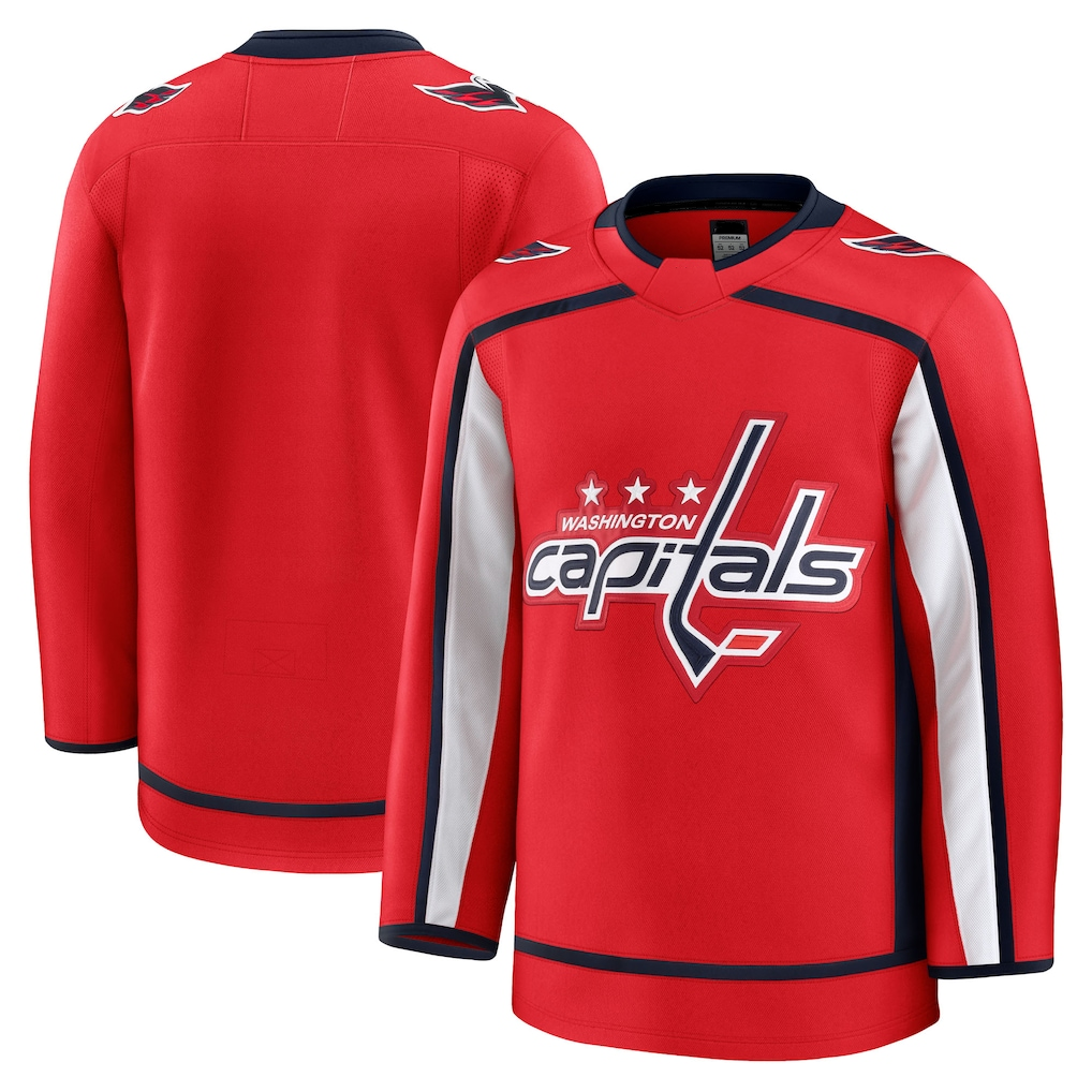 Fenge W.Capitals Red Home Premium Jerseys