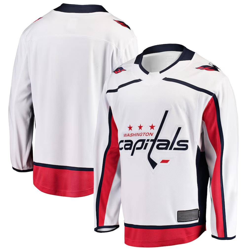 Fenge W.Capitals White Breakaway Away Jerseys