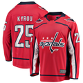 Fenge W.Capitals #25 Jordan Kyrou Red Home Breakaway Jerseys