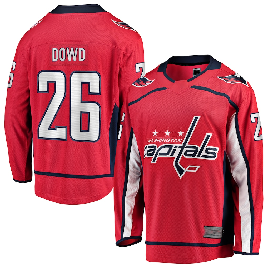 Fenge W.Capitals #26 Nic Dowd Red Home Breakaway Player Jerseys