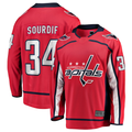 Fenge W.Capitals #34 Justin Sourdif Red Home Breakaway Jerseys