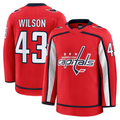 Fenge W.Capitals #43 Tom Wilson Red Home Premium Jerseys