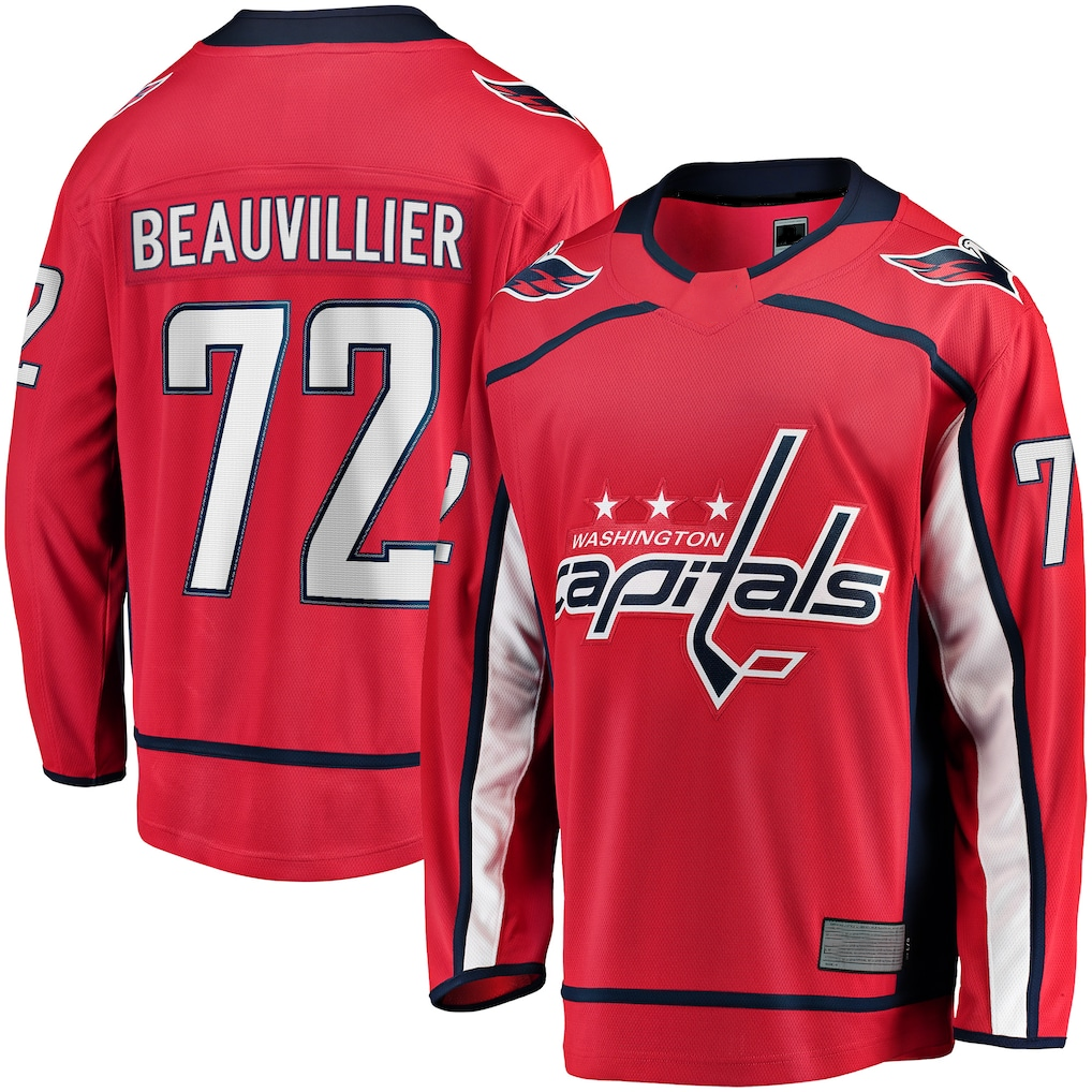 Fenge W.Capitals #72 Anthony Beauvillier Red Home Breakaway Jerseys