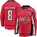 Fenge W.Capitals #8 Alexander Ovechkin Red Captain Patch Home Breakaway Jerseys