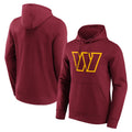 Fenge W.Commanders Burgundy LOGO Pullover Hoodies Game Blank Player Stitched Jerseys