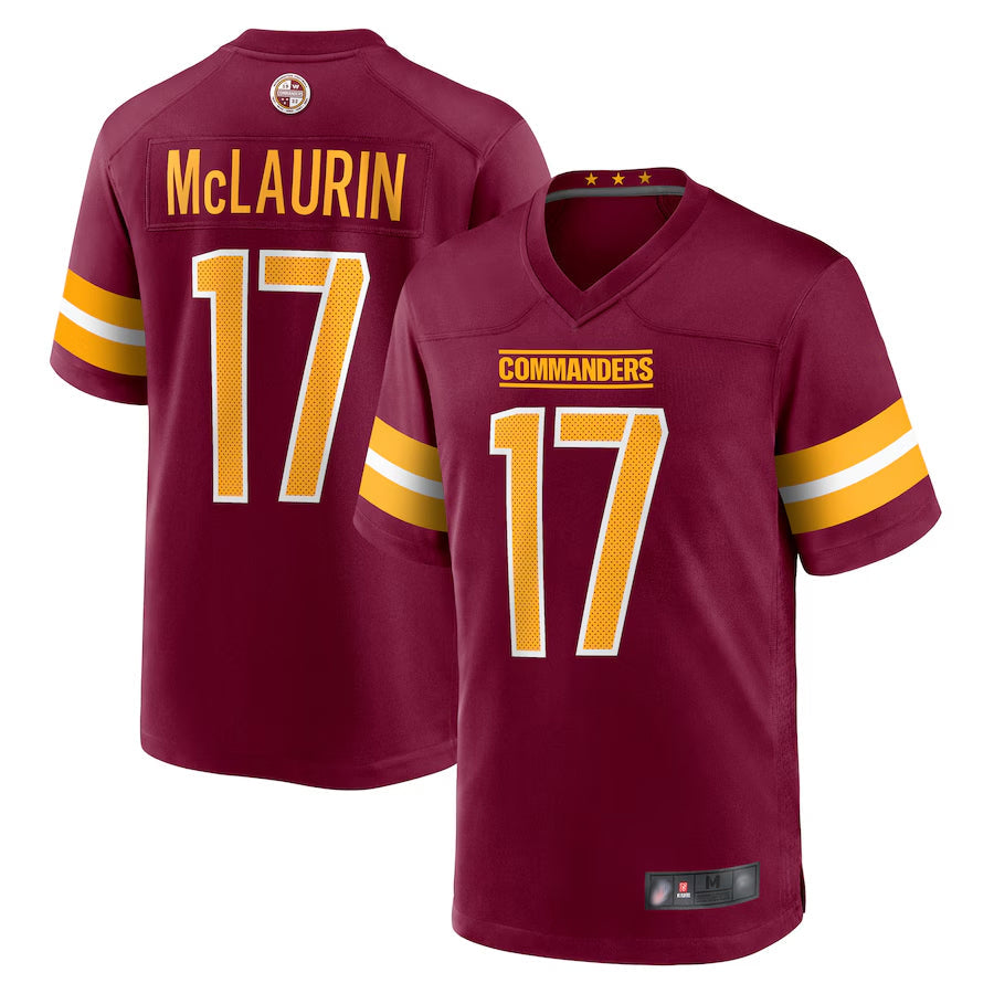 Fenge W.Commanders Home Game Jerseys - Burgundy - #17 Terry McLaurin Player Stitched Jerseys