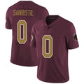 Fenge W.Commanders #0 Mike Sainristil Player Burgundy Alternate Vapor Untouchable Limited  Stitched Jerseys