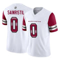Fenge W.Commanders #0 Mike Sainristil Player White Vapor F.U.S.E. Limited Stitched Jerseys
