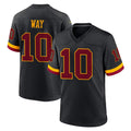 Fenge W.Commanders #10 Tress Way Player Black Limited Home Game Stitched Jerseys