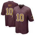Fenge W.Commanders #10 Tress Way Player Burgundy Alternate Home Game Stitched Jerseys