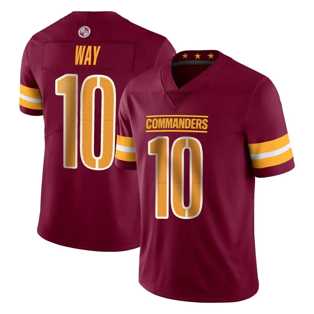 Fenge W.Commanders #10 Tress Way Player Burgundy Limited Vapor Home Game Stitched Jerseys