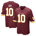 Fenge W.Commanders #10 Tress Way Player Burgundy Team Color Home Game Stitched Jerseys