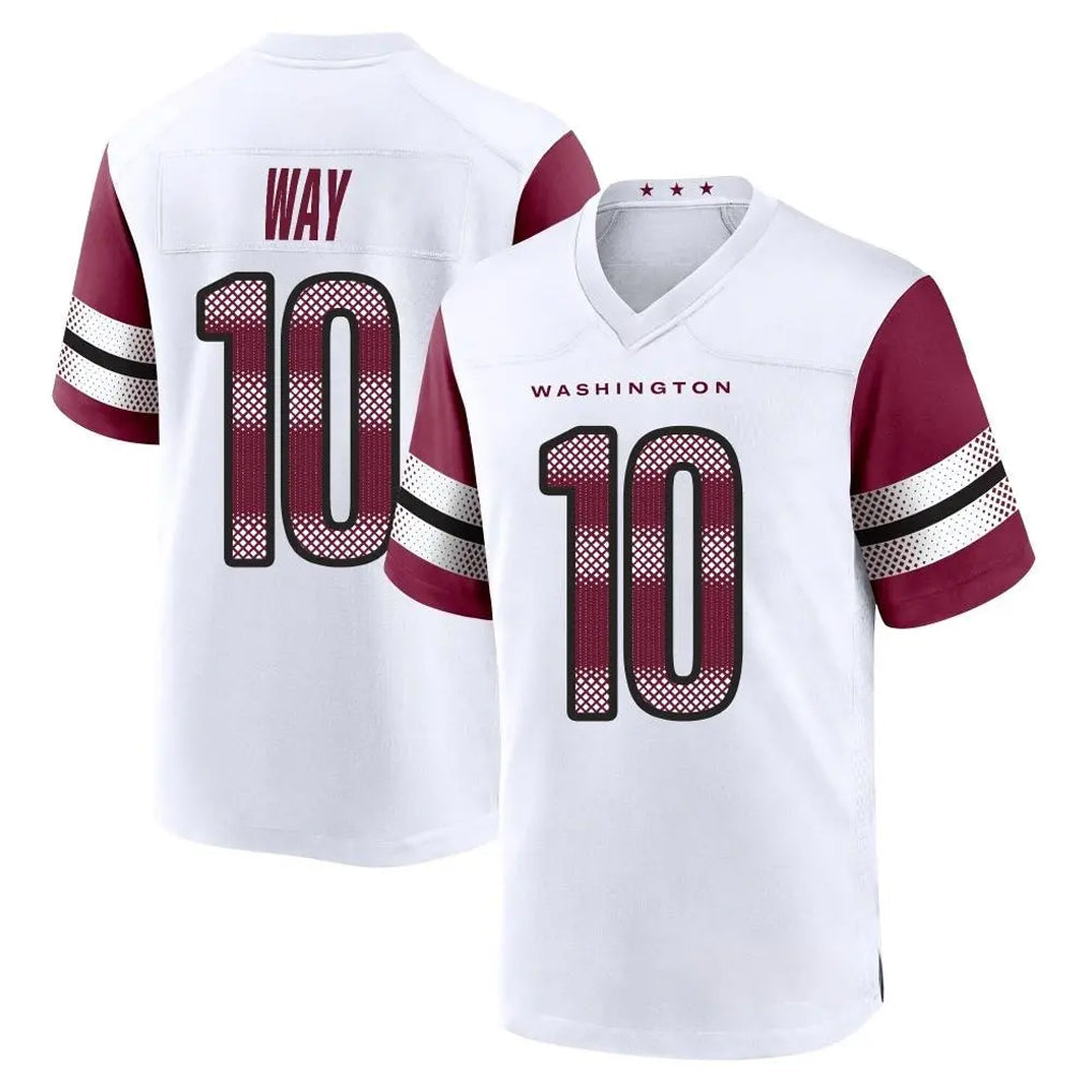 Fenge W.Commanders #10 Tress Way Player White Game Home Stitched Jerseys