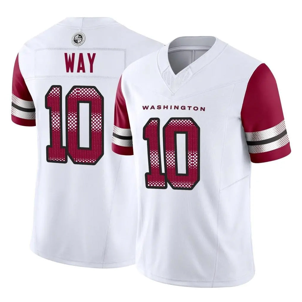Fenge W.Commanders #10 Tress Way Player White Vapor F.U.S.E. Limited Home Game Stitched Jerseys