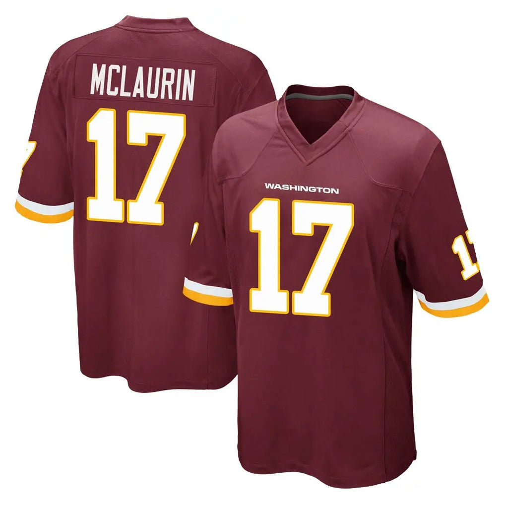 Fenge W.Commanders #17 Terry Mclaurin Player Burgundy Team Color Home Game Stitched Jerseys