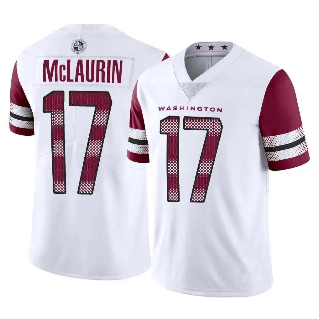 Fenge W.Commanders #17 Terry Mclaurin Player White Limited Vapor Home Game Stitched Jerseys
